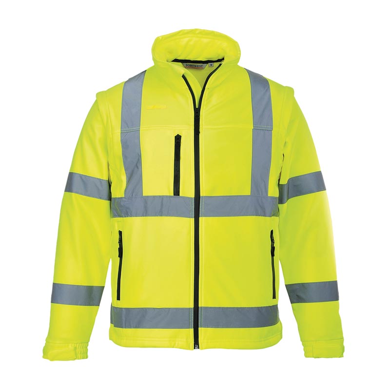 Hi-vis softshell jacket (3L) (S428) - Yellow S